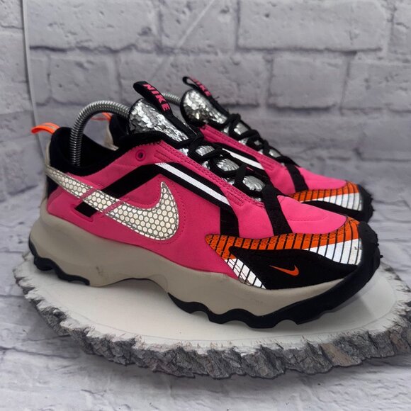 Nike X 3M Womens TC 7900 LX CU7763-600 Pink Shoes Sneakers Size 8.5 - Picture 6 of 12